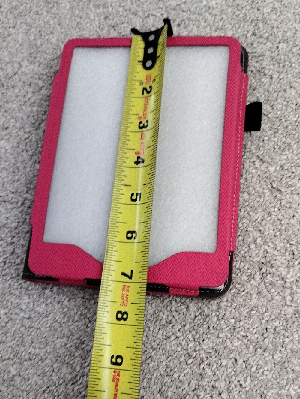 Universal Pink Tablet Cover with Brown Accent - Picture 10 of 13
